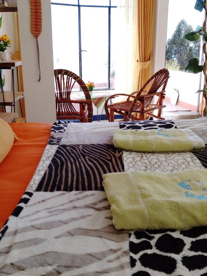 Jardin Andino Hostal Copacabana  Luaran gambar